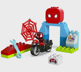 LEGO® Duplo Marvel Spidey Spin's Motorcycle Adventure Building Set 10424 - Radar Toys