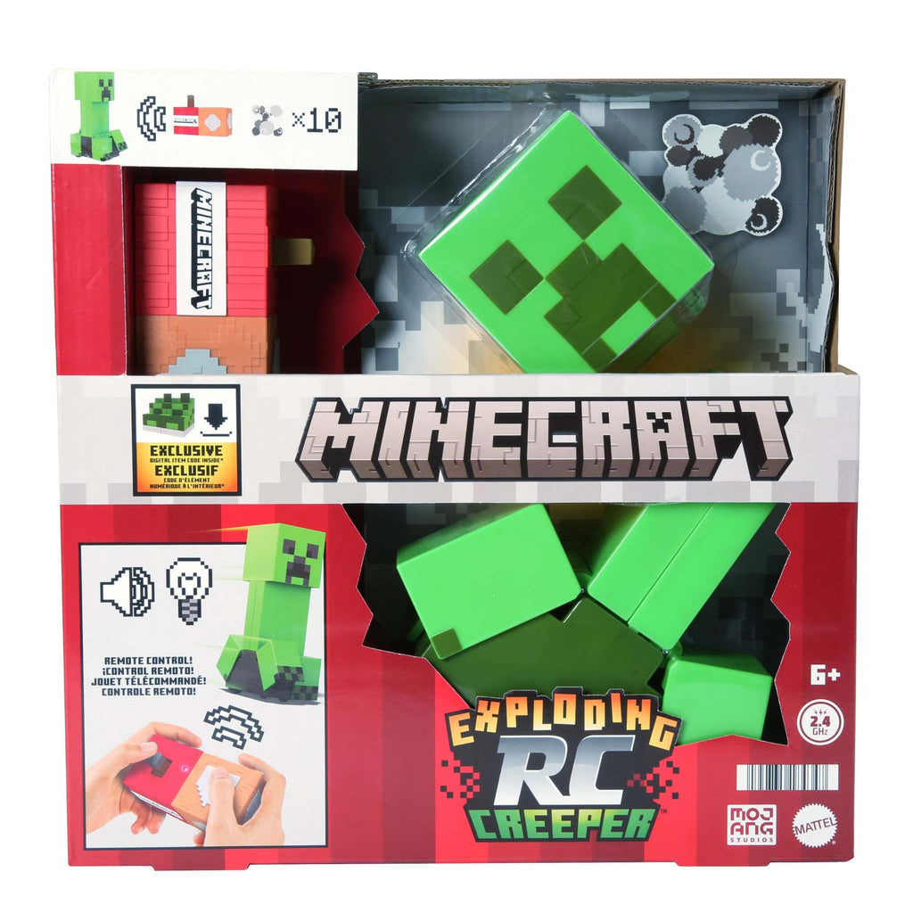 Mattel Minecraft Exploding RC Creeper