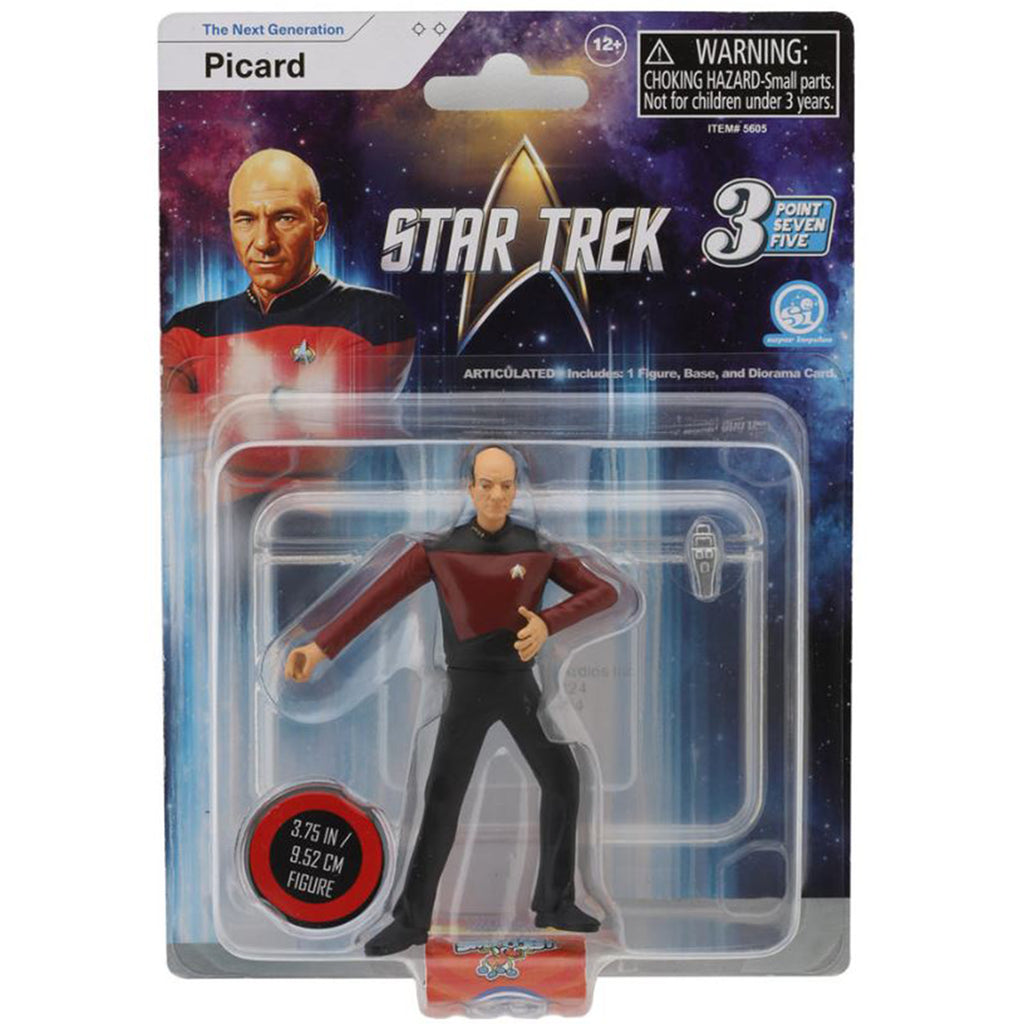 Super Impulse Star Trek Next Generation Picard 3.75 Inch Action Figure