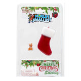 Super Impulse World's Smallest Stocking With Teddy Bear Micro Figure - Radar Toys