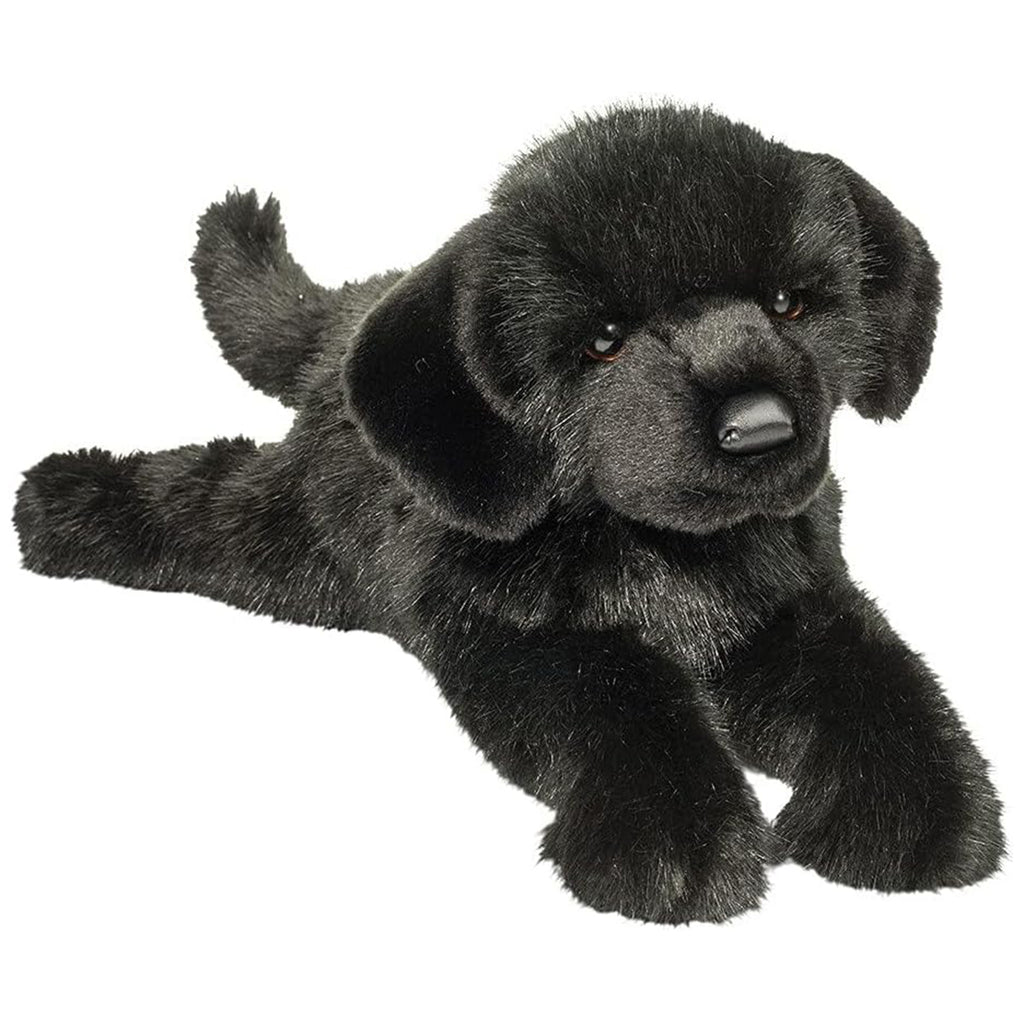 Douglas Jake Black Lab 12 Inch Plush Figure