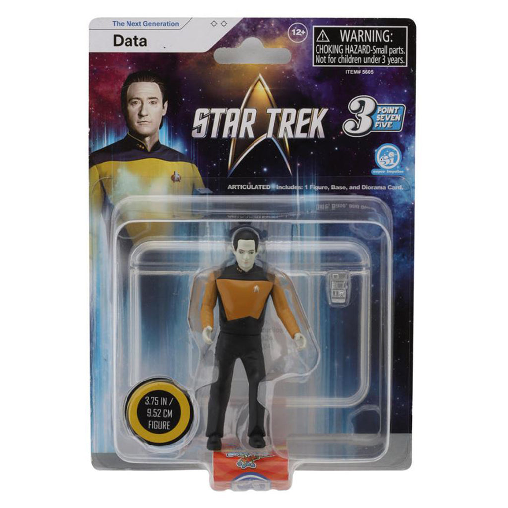 Super Impulse Star Trek Next Generation Data 3.75 Inch Action Figure