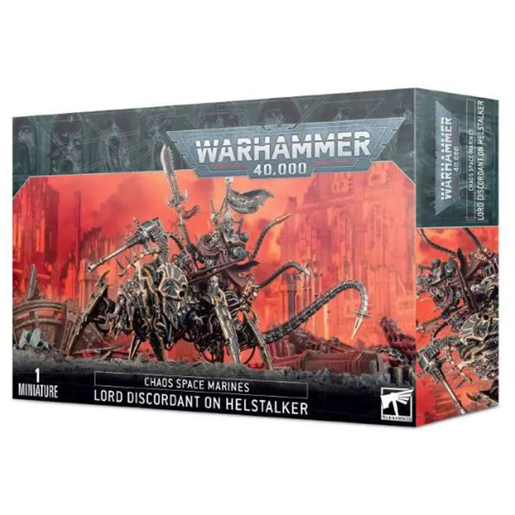 Warhammer 40,000 Chaos Space Marines Lord Discordant On Helstalker Building Set