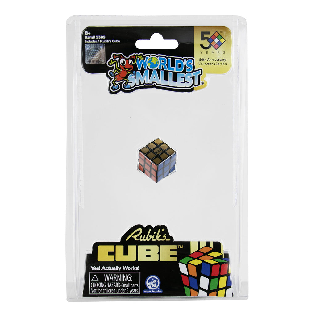 Super Impulse World's Smallest 50th Anniversary Rubik's Cube