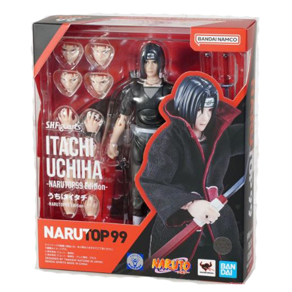 Bandai Naruto Shippuden SHFiguarts Narutop99 Edition Itachi Uchiha Action Figure - Radar Toys