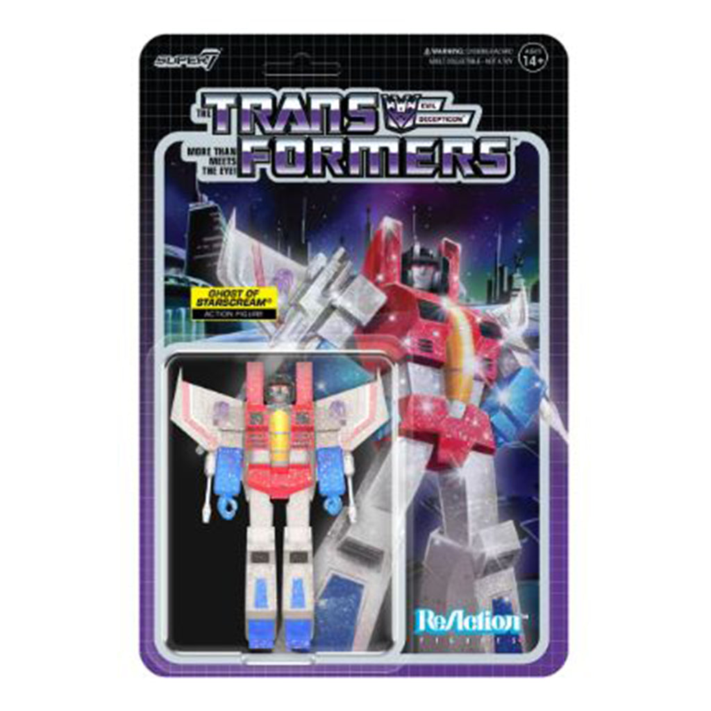 Super7 Transformers ReAction Ghost Of Starscream Action Figure