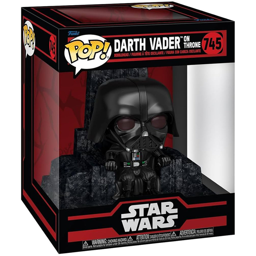 Funko Star Wars POP Deluxe Darth Vader On Throne Vinyl Figure Set