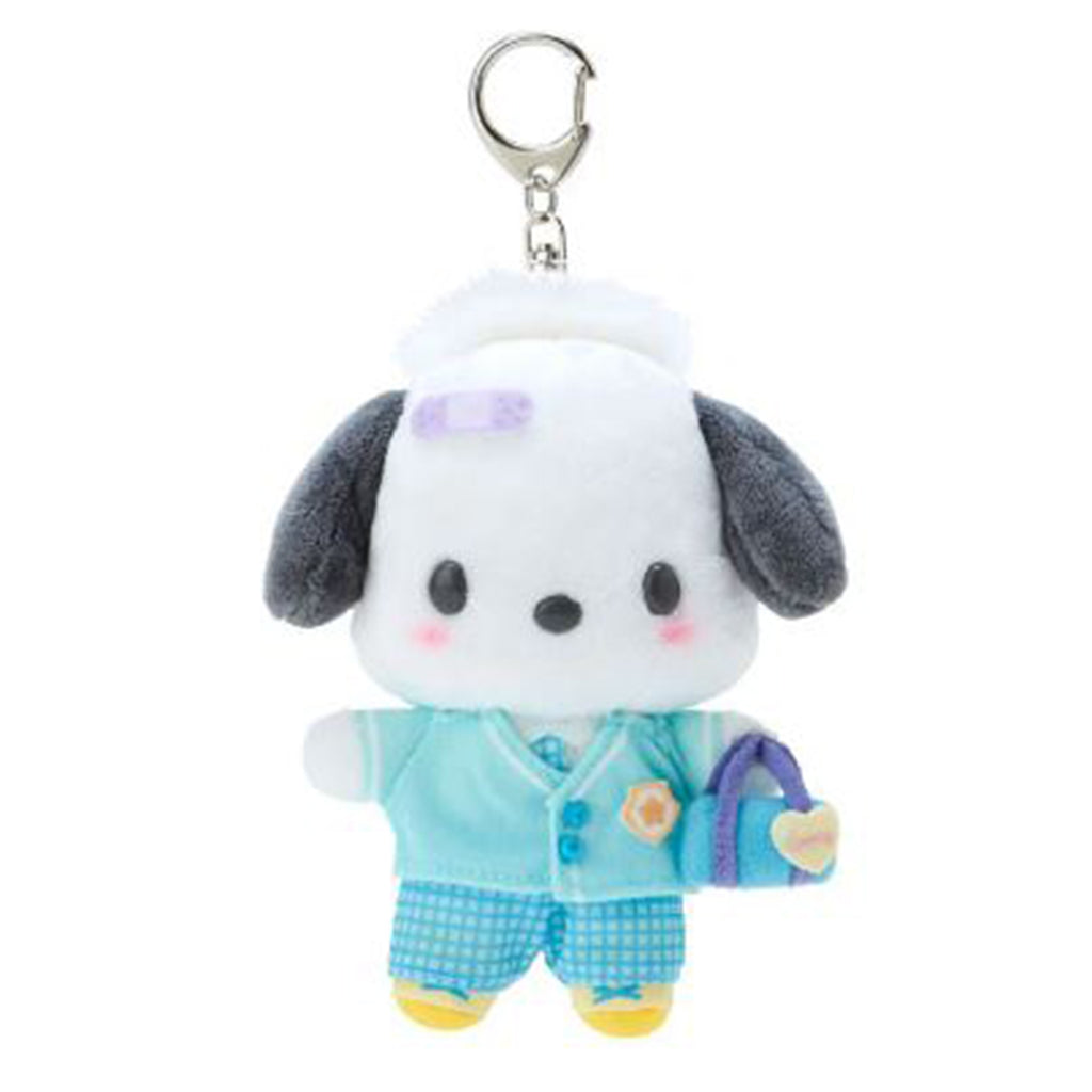 Sanrio Academy Series Pochacco 5 Inch Plush Mascot Keychain