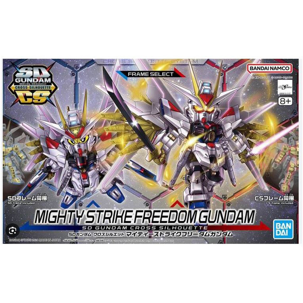 Bandai Mobile Suit Seed Freedom SDGCS Mighty Strike Freedom Gundam Model Kit