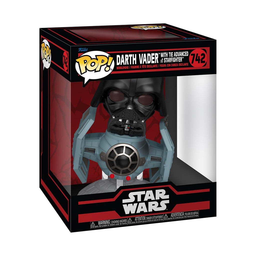 Funko Star Wars POP Rides Darth Vader With Tie Advanced X1 Starfighter Vinyl Figure Set