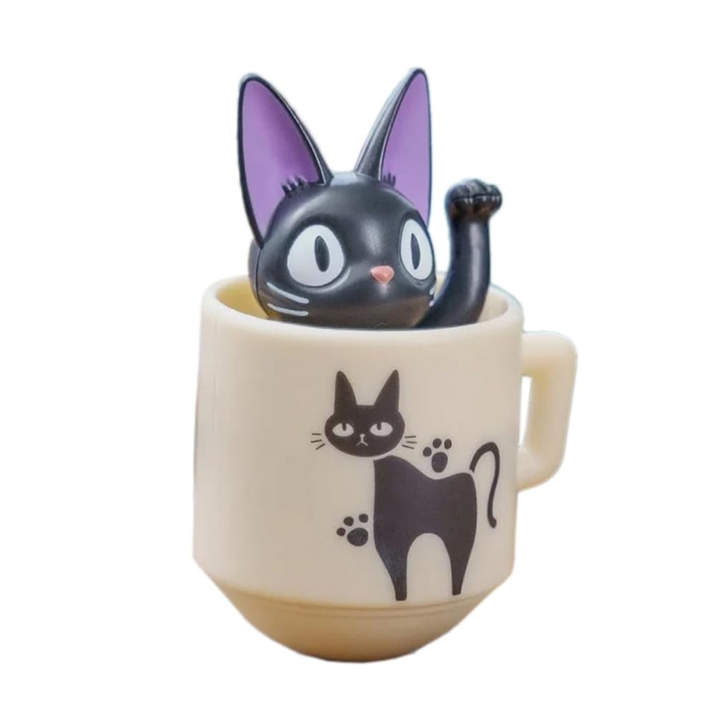 Ensky Kiki's Delivery Service Jiji In Teacup Rolly Poly Self Righting Doll