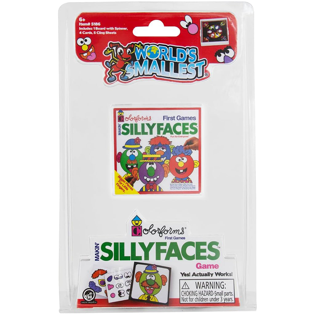 Super Impulse World's Smallest Colorforms Silly Faces