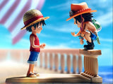 Bandai One Piece Banpresto WCF Log Stories Monkey D Luffy And Portgas D Ace Figure - Radar Toys