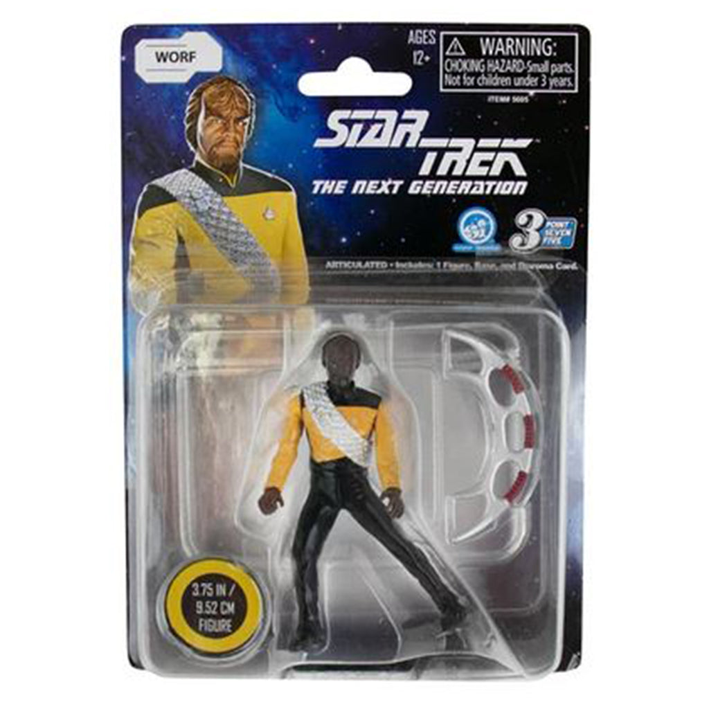 Super Impulse Star Trek Next Generation Worf 3.75 Inch Action Figure