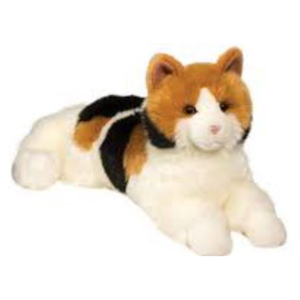 Douglas Puzzle Calico Cat 16 Inch Plush Figure