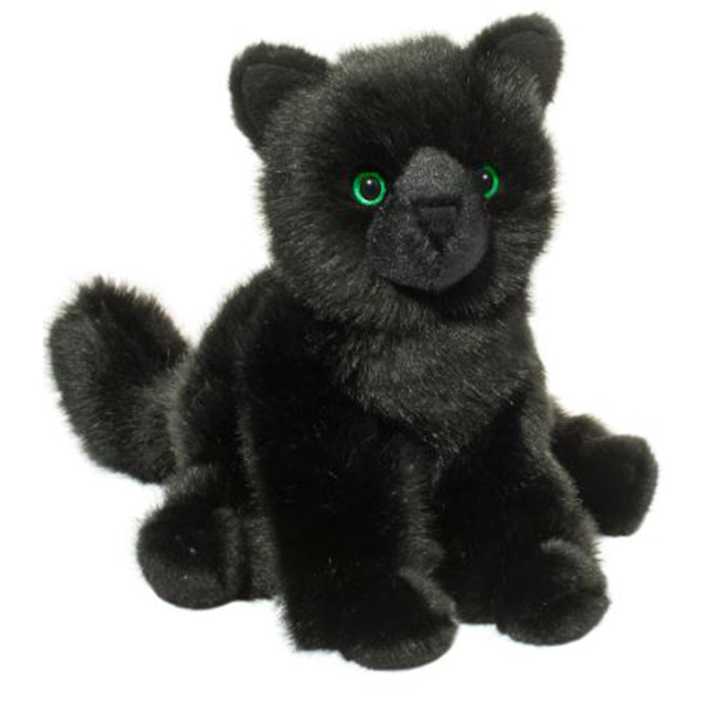 Douglas Salem Black Cat Sitting 9 Inch Plush Figure