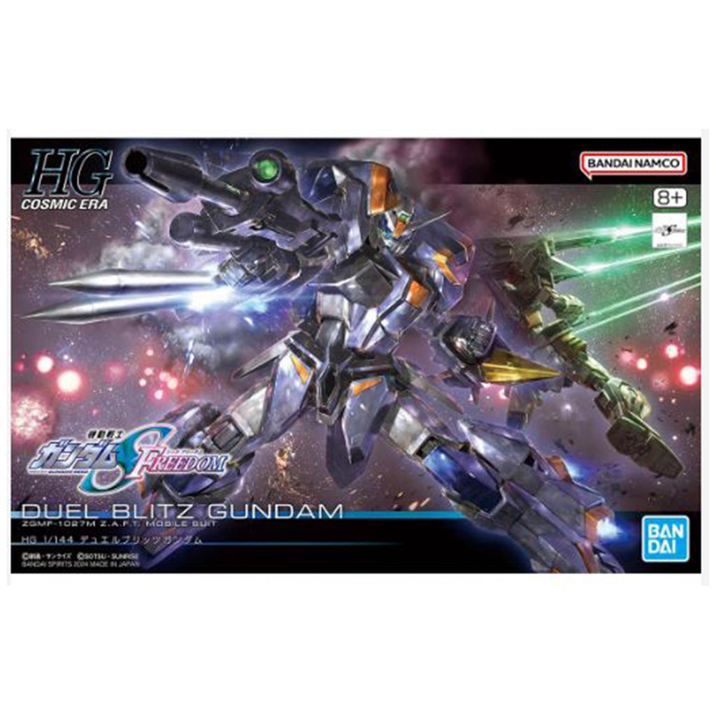 Bandai Mobile Suit Gundam Seed Freedom HG Cosmic Era Duel Blitz Gundam 1:144 Scale Model Kit - Radar Toys