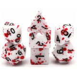 Foam Brain Blood Splatter RPG Dice Set - Radar Toys