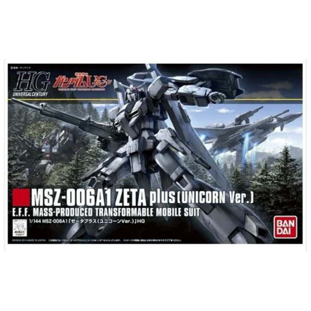 Bandai Gundam UC HG MSZ-006A1 Zeta Plus Unicorn Version 1:144 Scale Model Kit