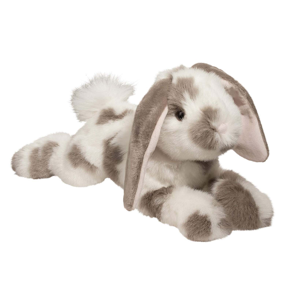 Douglas Ramsey Gray Spotted Bunny Floppy 15 Inch Plush Figure