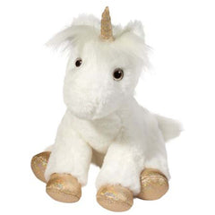 Douglas Elodie White Unicorn Soft 9 Inch Plush Figure