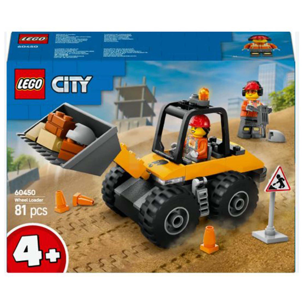 LEGO® City Yellow Construction Wheel Loader Building Set 60450