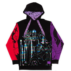 Loungefly Disney Villains Color Block Unisex Hoodie