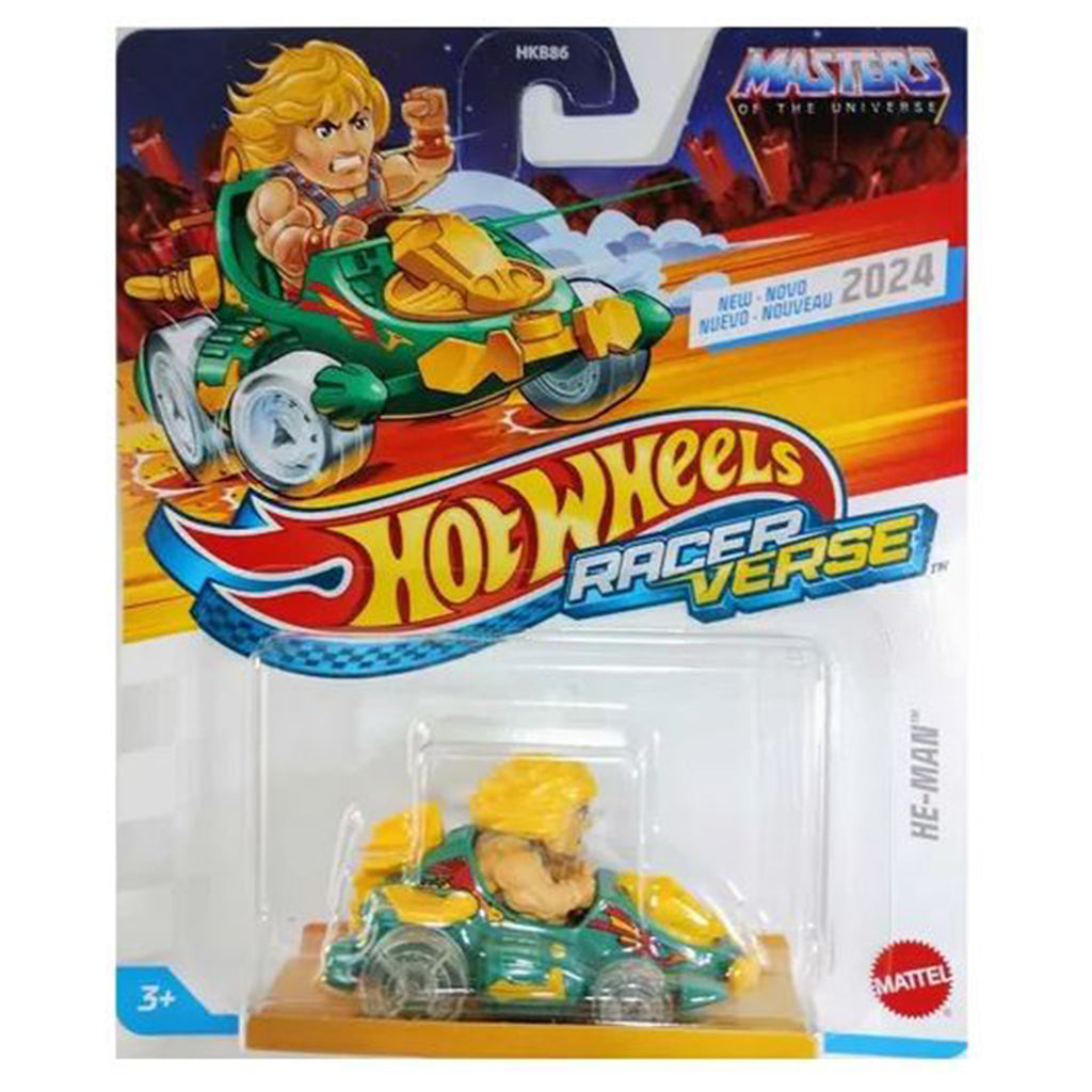 Mattel Hot Wheels Racer Verse Masters Of The Universe He-Man Diecast Vehicle