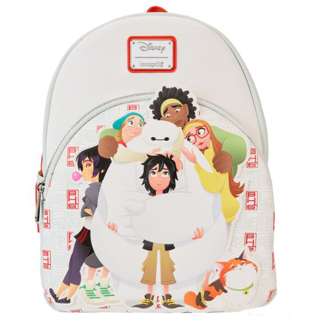 Loungefly Disney Big Hero 6 10th Anniversary Baymax And Friends Mini Backpack