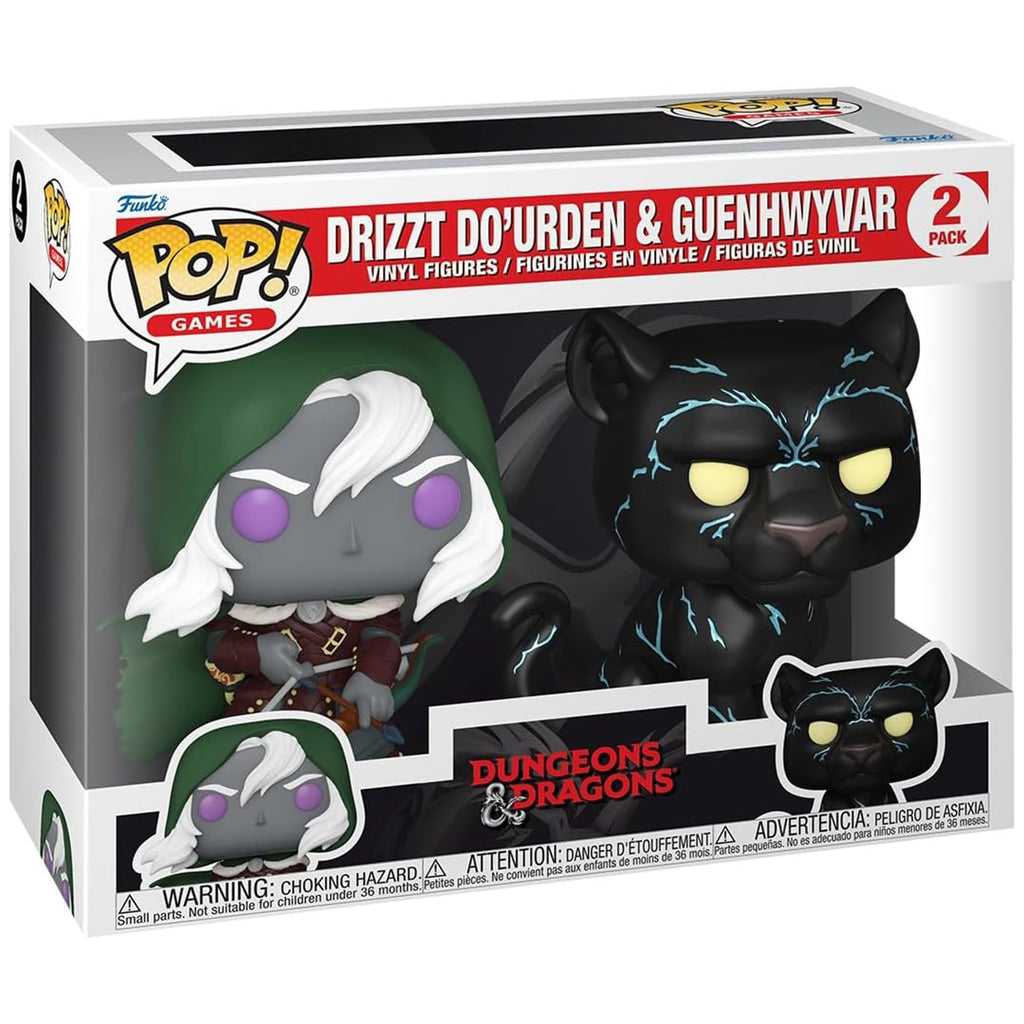 Funko Dungeons And Dragons POP Drizzt Do'Urden And Guenhwyvar Figure