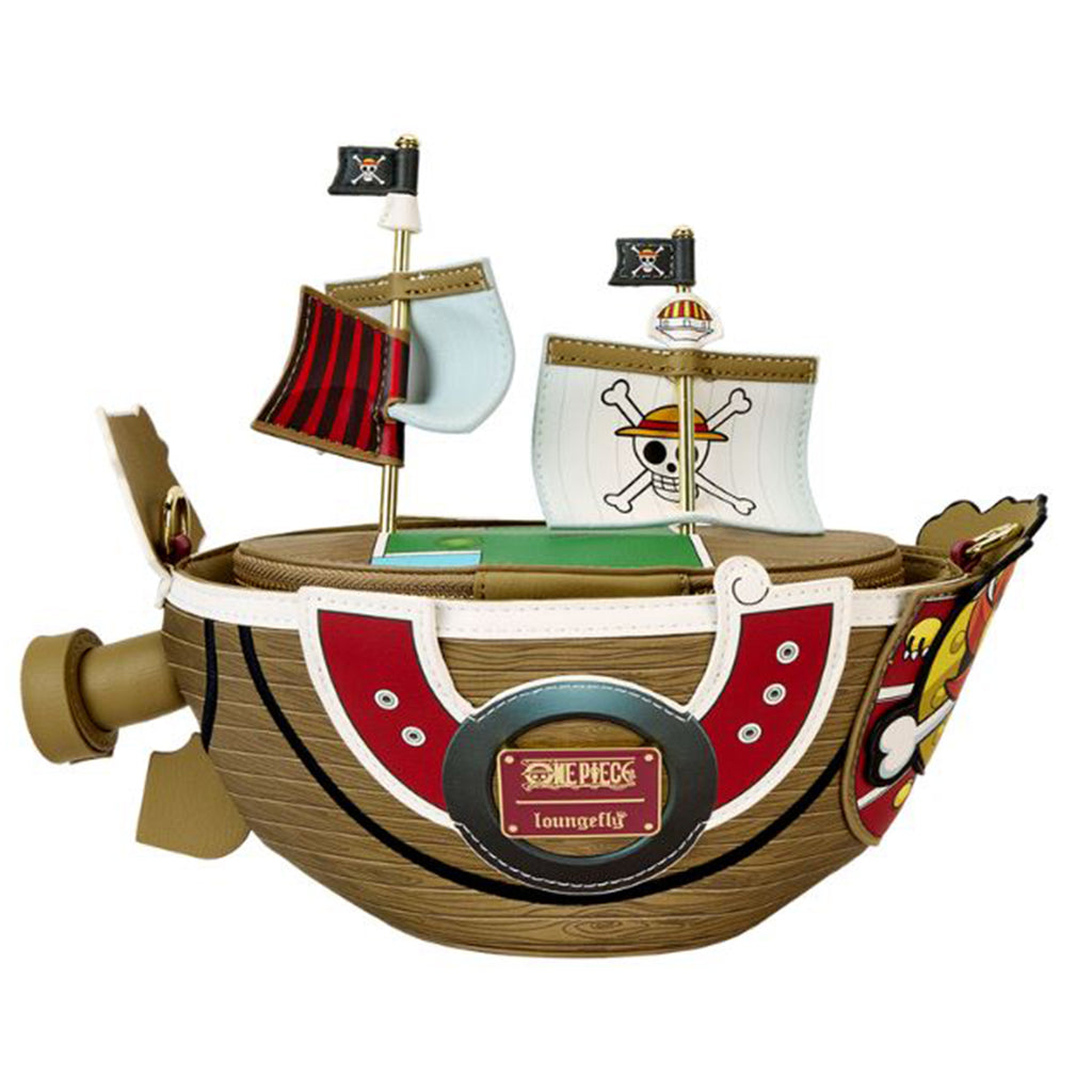 Loungefly One Piece Thousand Sunny Ship Figural Crossbody Bag Purse