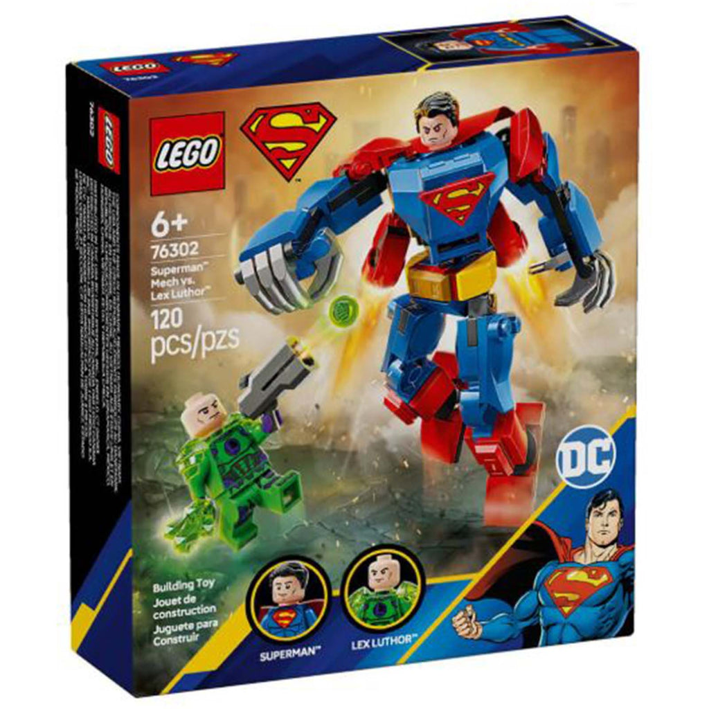 LEGO® DC Superman Mech Verses Lex Luthor Building Set 76302