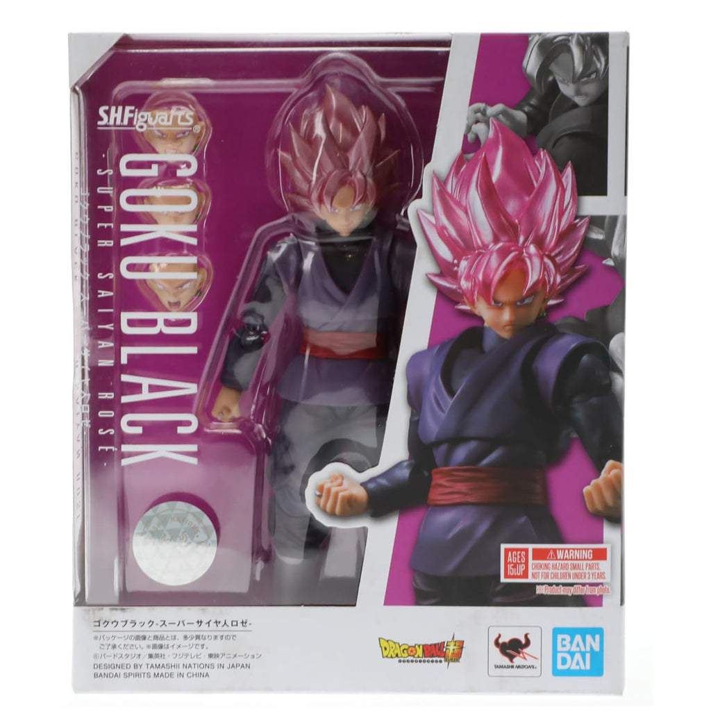 Bandai Dragon Ball Super Tamashii Nations SHFiguarts Goku Black Super Saiyan Rose Figure - Radar Toys