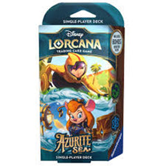 Ravensburger Disney Lorcana Azurite Sea Emerald Sapphire Single Player Deck - Radar Toys