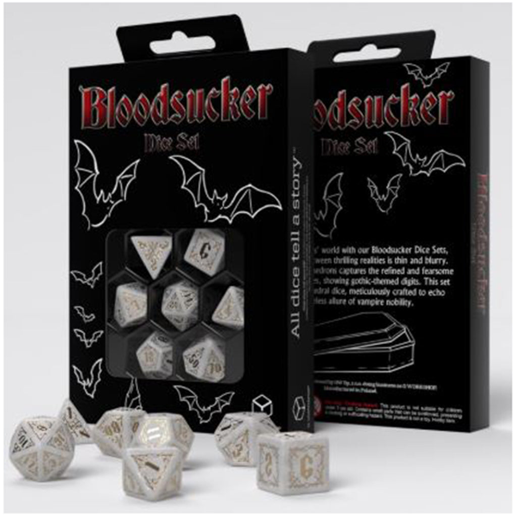 Q-Workshop Bloodsucker Immortal 7 Piece Dice Set - Radar Toys