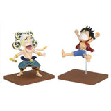 Bandai One Piece WCF Log Stories Monkey D Luffy And Enel Figure Set - Radar Toys