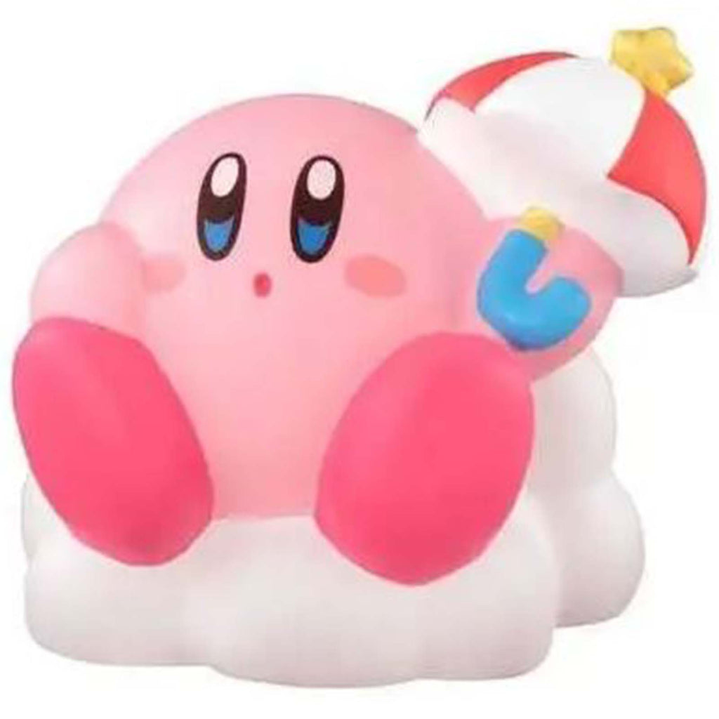 Bandai Kirby Friends Shokugan Kirby With Parasol Mini Figure