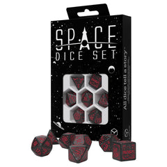 Q-Workshop Space Voyager 7 Piece Dice Set