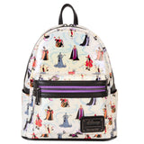 Loungefly Disney Villains Iridescent All Over Print Mini Backpack