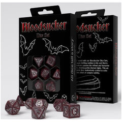 Q-Workshop Bloodsucker Scarlet 7 Piece Dice Set