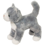 Douglas Scatter Gray Cat 6 Inch Plush Figure - Radar Toys