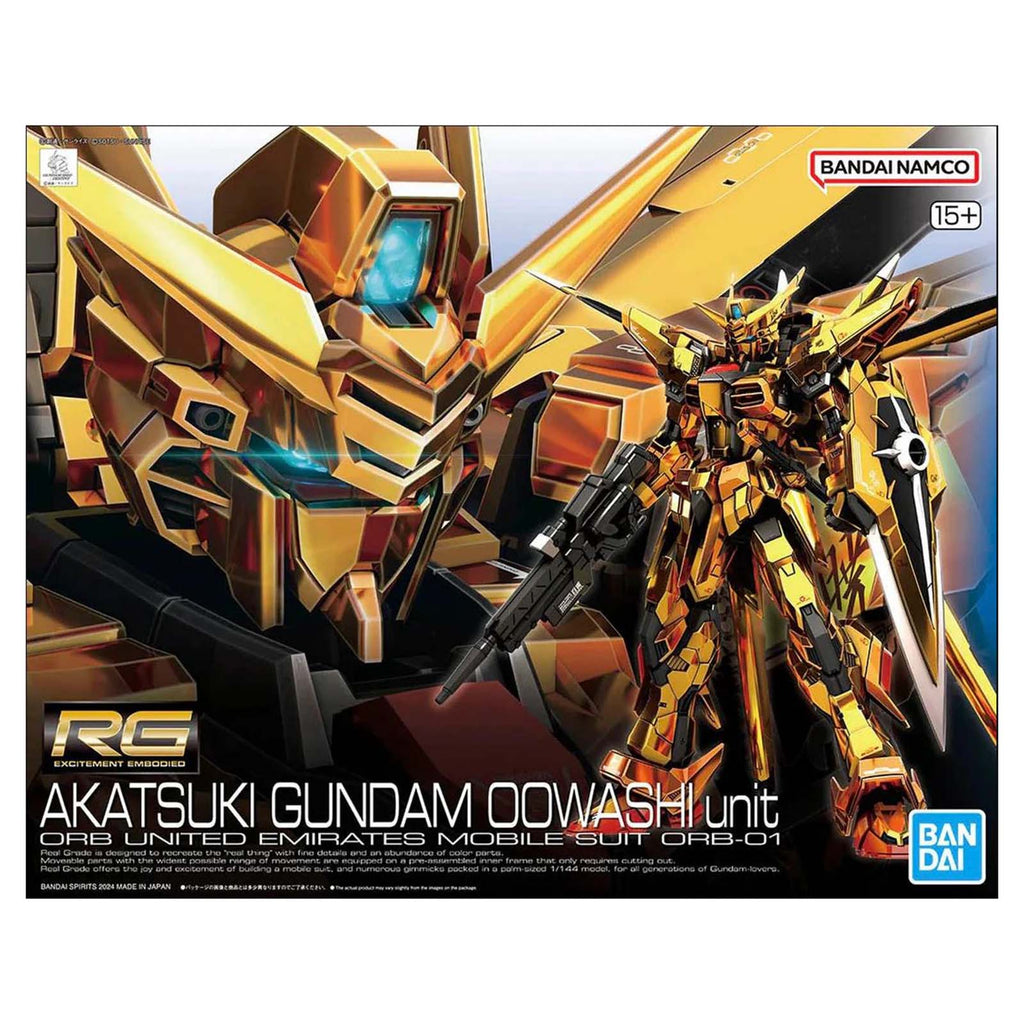 Bandai Akatsuki Gundam 00Washi Unit Mobile Suit Gundam Seed Destiny 1:144 Scale Model Kit