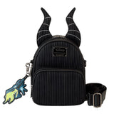 Loungefly Disney Sleeping Beauty Maleficent Dragon Convertible Mini Backpack Crossbody Bag