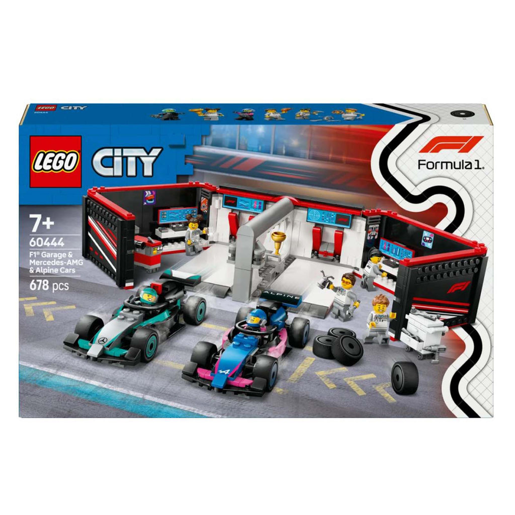 LEGO® City F1® Garage And Mercedes AMG And Alpine Cars Building Set 60444