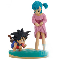 Bandai Dragon Ball Revible Moment Son Goku And Bulma Dragon History Ichibansho Figure