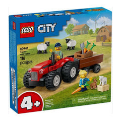 LEGO® City Red Farm Tractor With Trailer And Sheep Building Set 60461