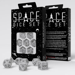 Q-Workshop Space Apollo 7 Piece Dice Set