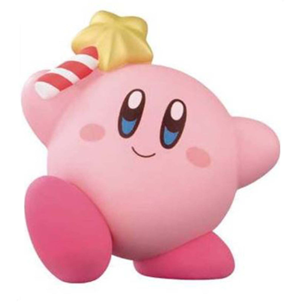 Bandai Kirby Friends Shokugan Kirby With Star Wand Mini Figure