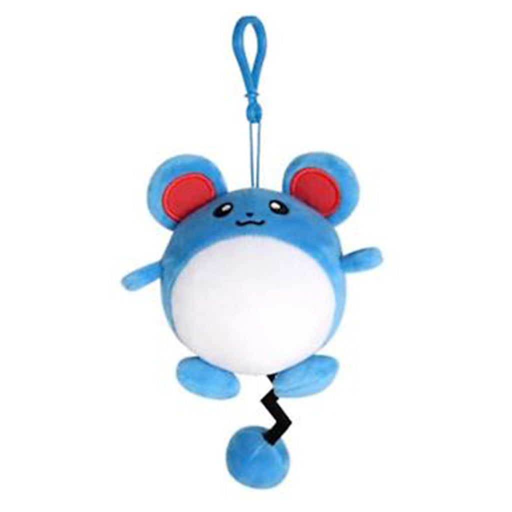 Pokemon Marill 6 Inch Plush Bag Clip