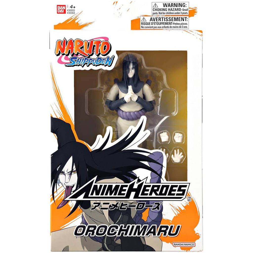 Bandai Naruto Shippuden Anime Heroes Orochimaru Action Figure